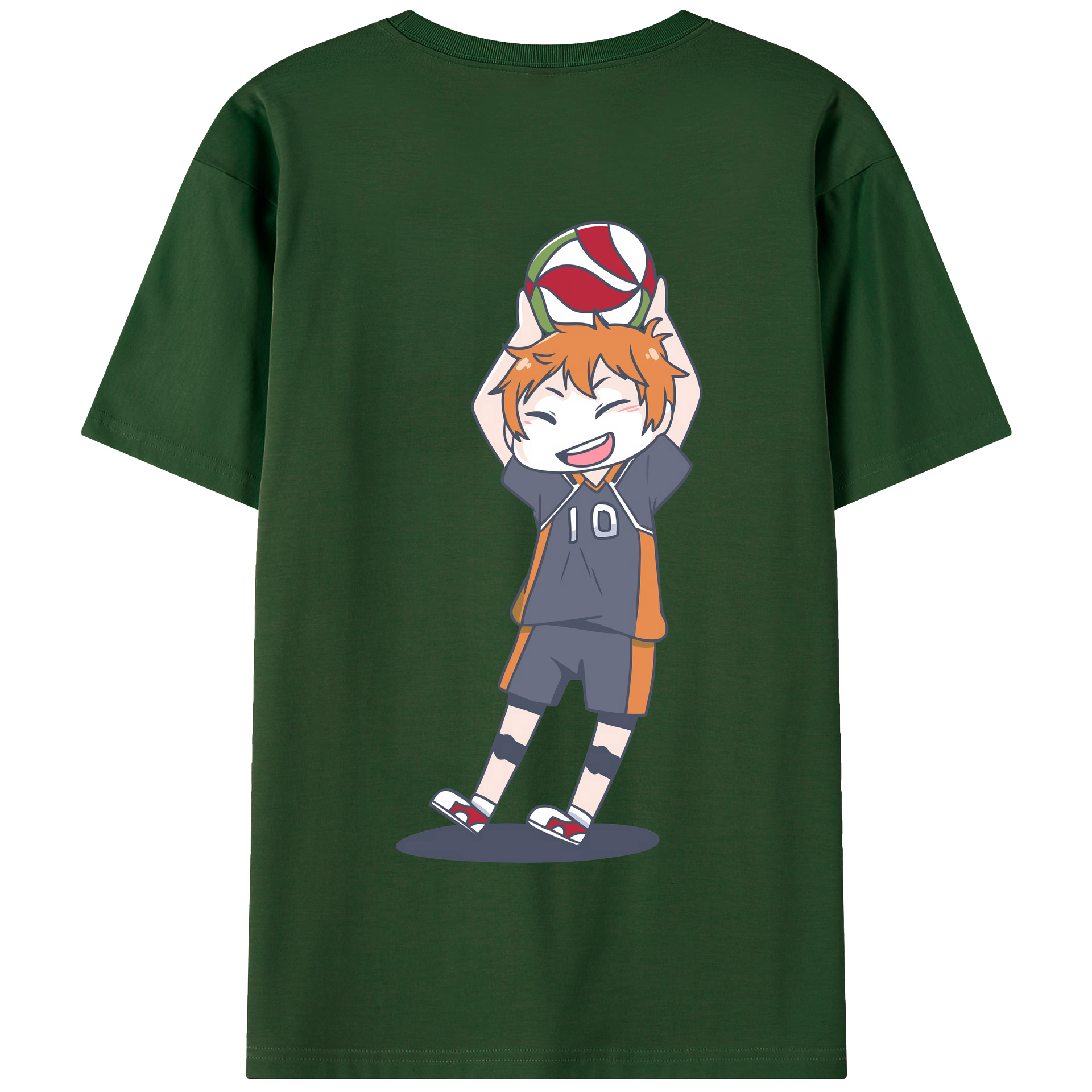 （画像用） ハイキュー!! Haikyu!! 綿100％半袖Tシャツ（背面プリント）